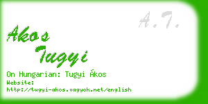 akos tugyi business card