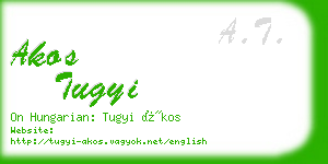 akos tugyi business card